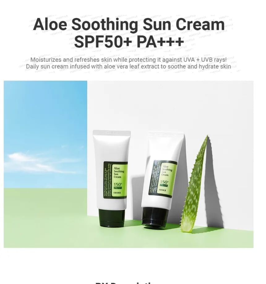 COSRX - Aloe Soothing Sun Cream