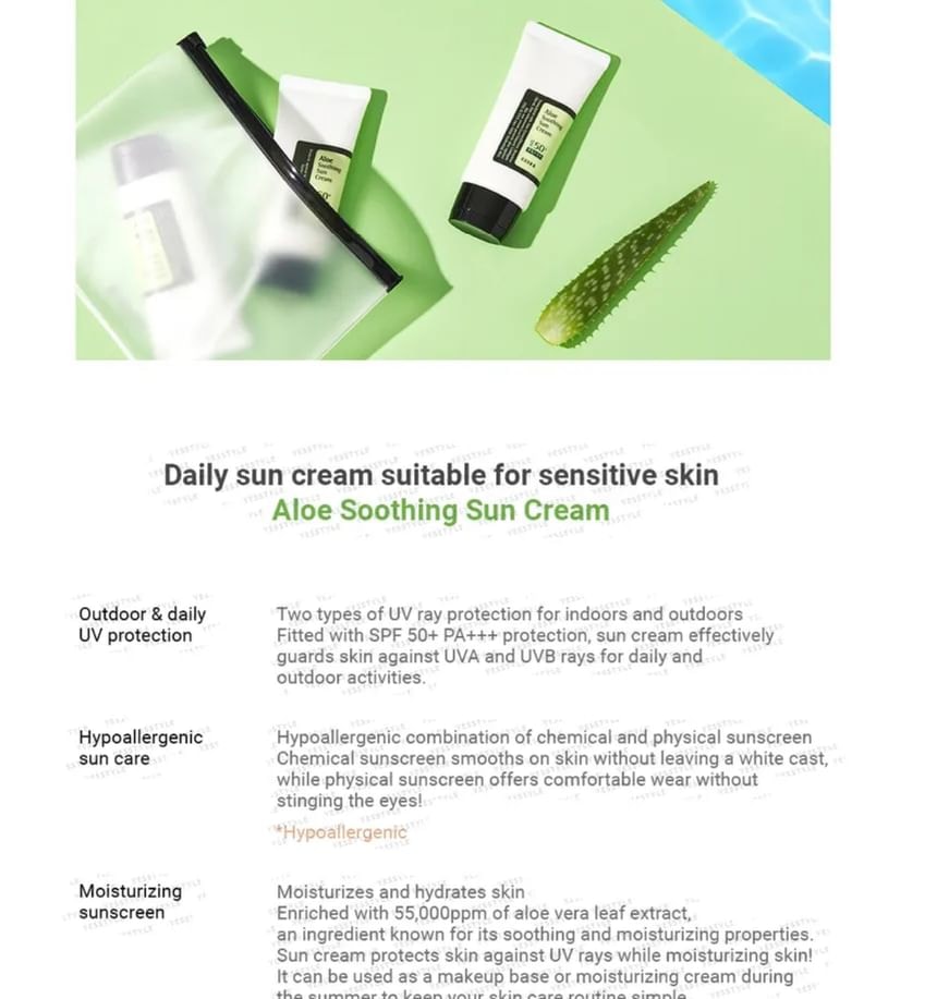 COSRX - Aloe Soothing Sun Cream