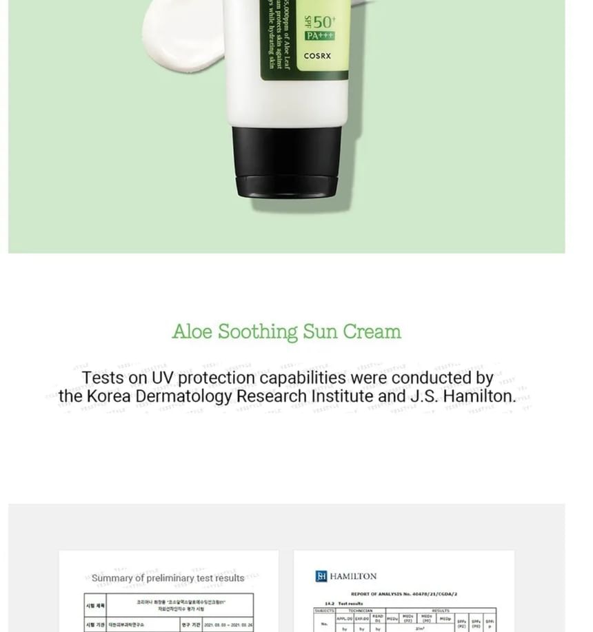 COSRX - Aloe Soothing Sun Cream
