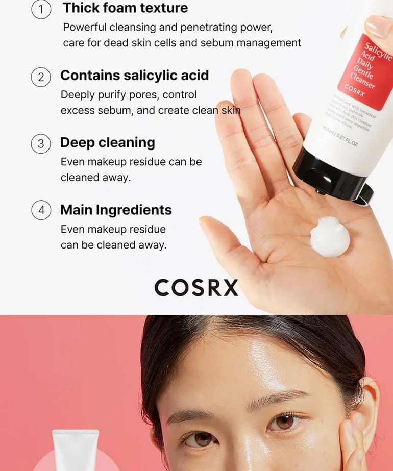 COSRX - Salicylic Acid Daily Gentle Cleanser