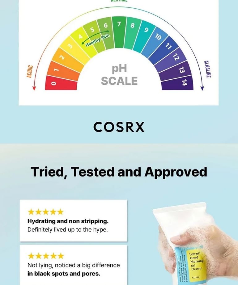 COSRX - Low pH Good Morning Gel Cleanser
