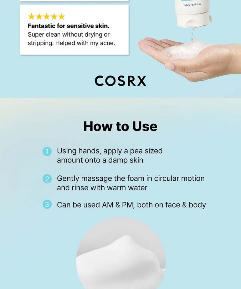 COSRX - Low pH Good Morning Gel Cleanser