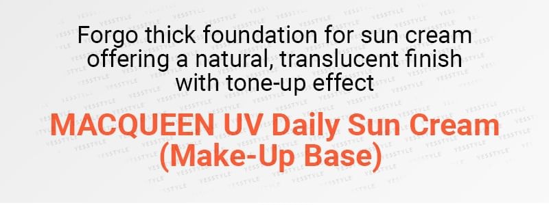 MQNY - UV Daily Sun Cream (Natural Make-Up Base)