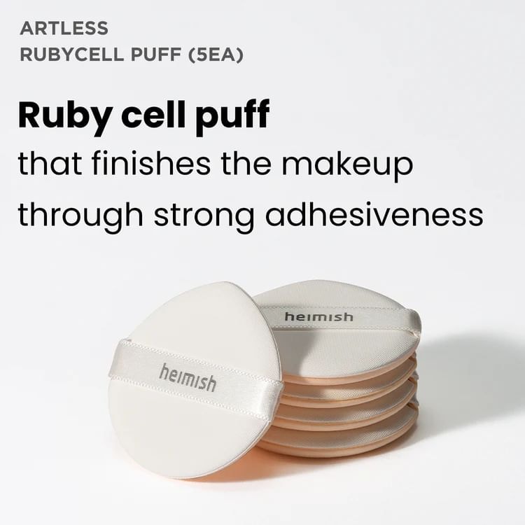 heimish - Artless Rubycell Puff 5pcs