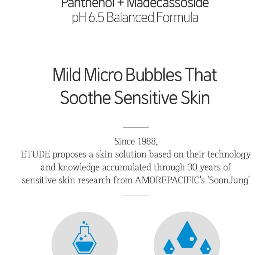 ETUDE - Soon Jung pH 6.5 Whip Cleanser