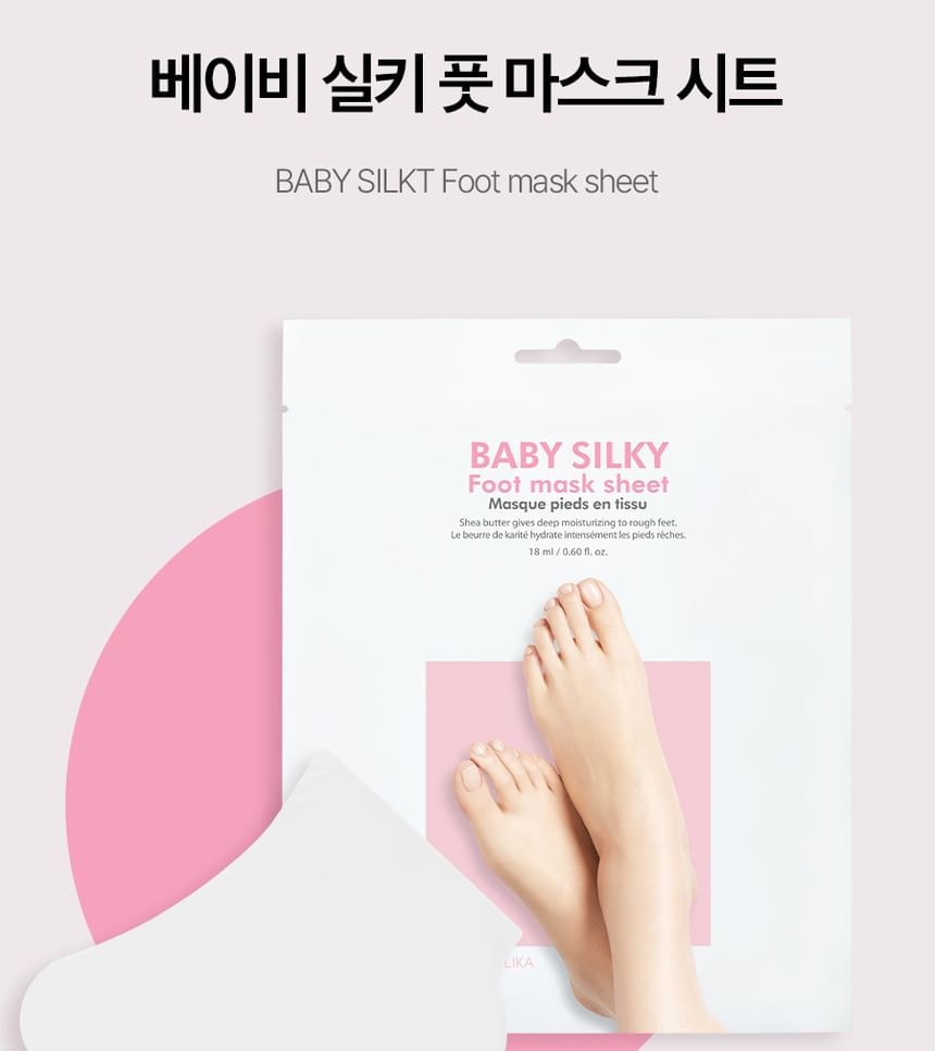 HOLIKA HOLIKA - Baby Silky Foot Mask Sheet 1 Pair (18ml)