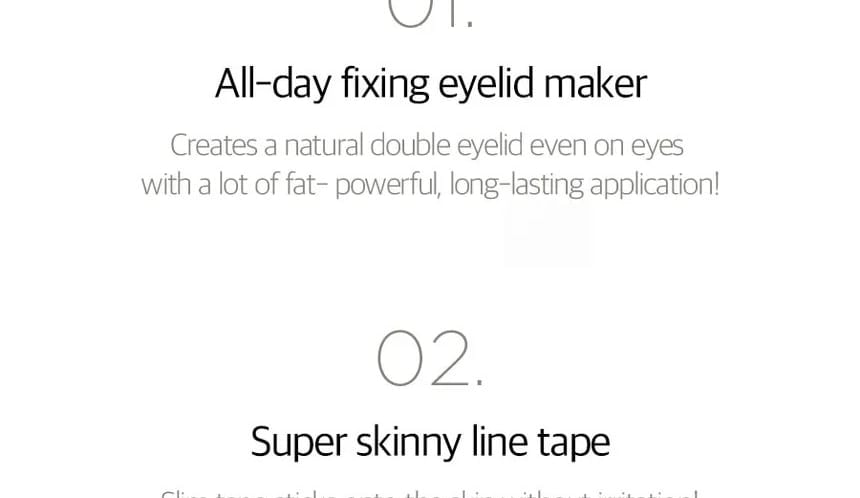 too cool for school - Double-Side Double Eyelid Tape