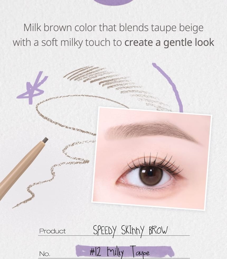 peripera - Speedy Skinny Brow - 9 Colors