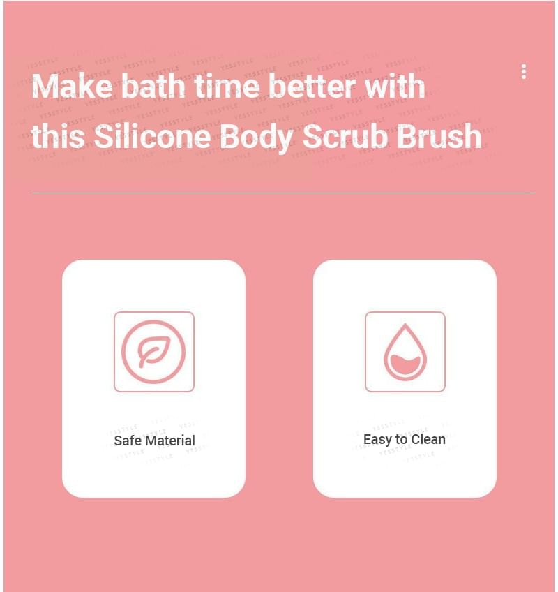 Worthbuy - Silicone Body Scrub Brush