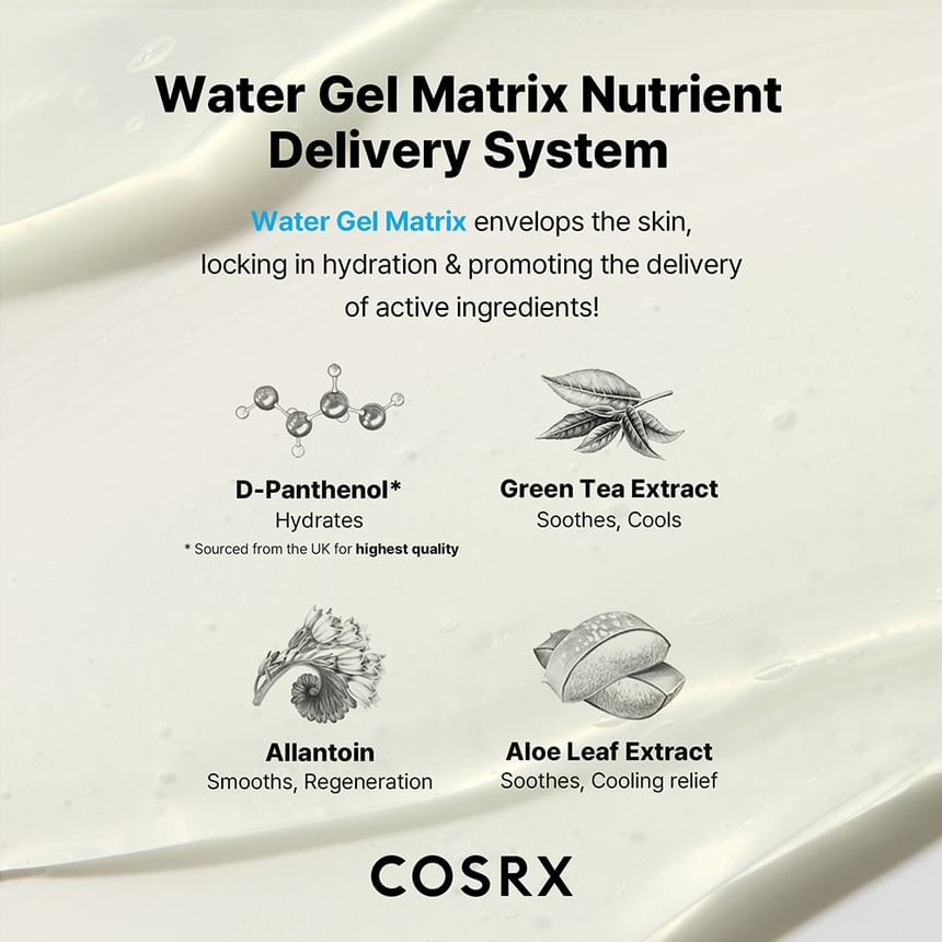 COSRX - Green Tea Aqua Soothing Gel Cream