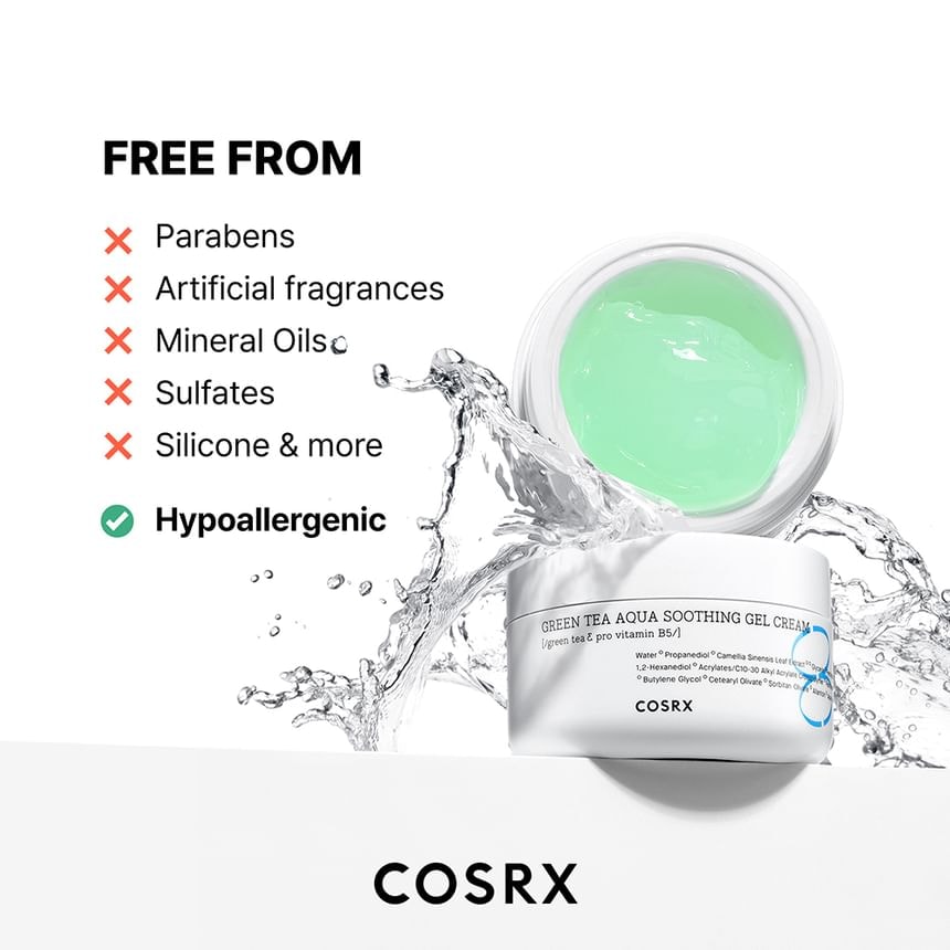 COSRX - Green Tea Aqua Soothing Gel Cream
