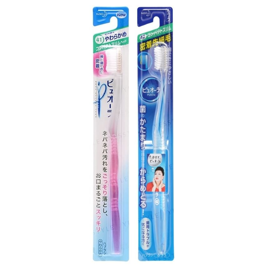 Kao - PureOra Compact Slim Head Toothbrush