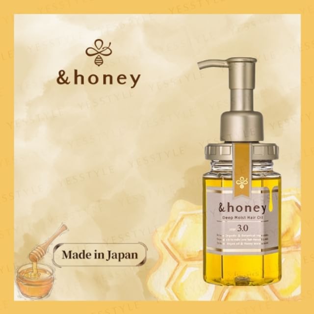 ViCREA - &honey Deep Moist Hair Oil 3.0 Damask Rose Honey