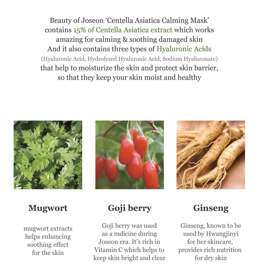 Beauty of Joseon - Centella Asiatica Calming Mask