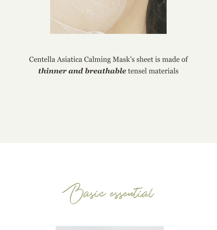 Beauty of Joseon - Centella Asiatica Calming Mask