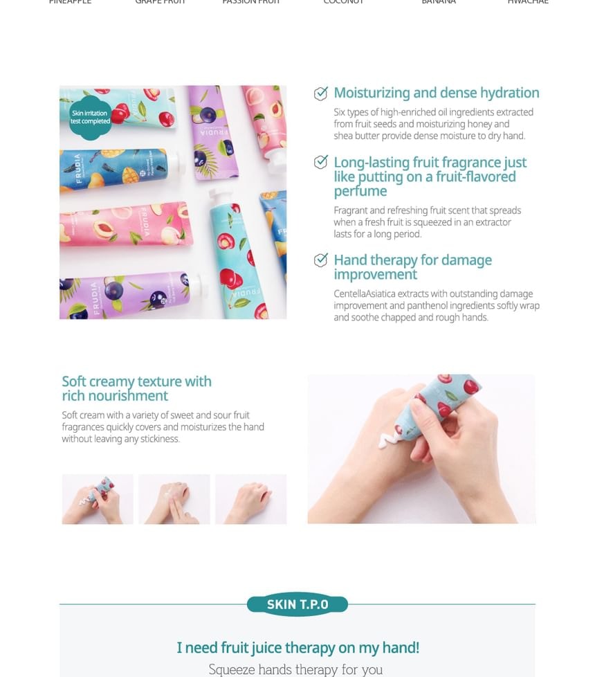 FRUDIA - My Orchard Hand Cream - 12 Types (Banana)