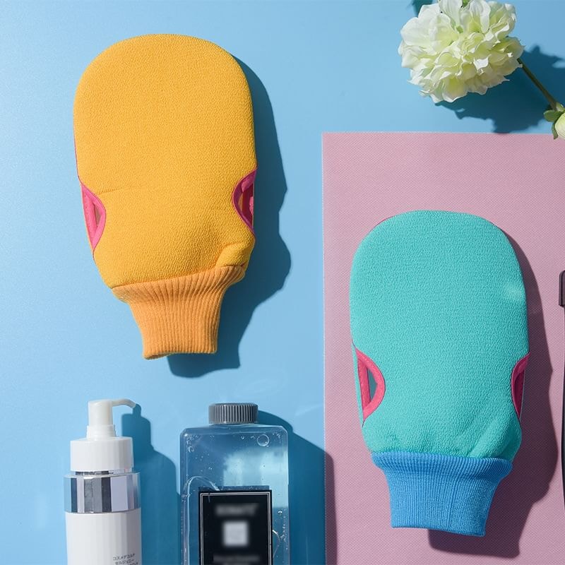 Honeyfluff - Double-Sided Body Scrub Bath Glove