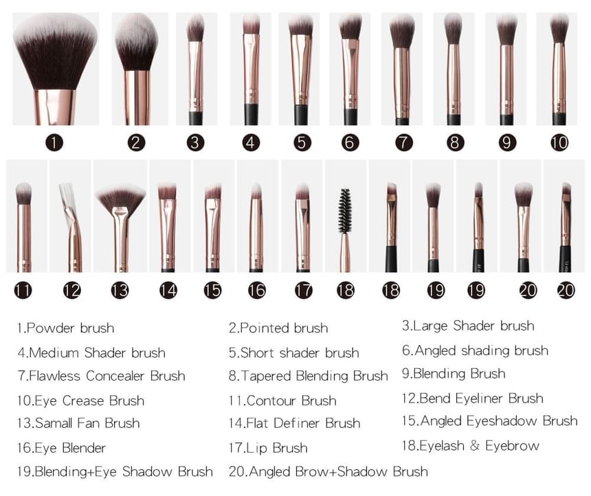 Beautrend - Set of 20: Makeup Brush