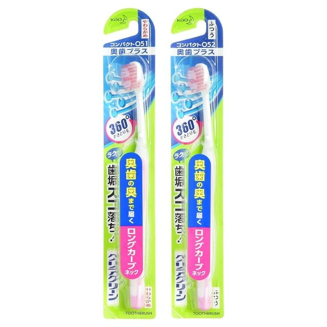 Kao - Clear Clean Back Tooth Plus Compact Toothbrush