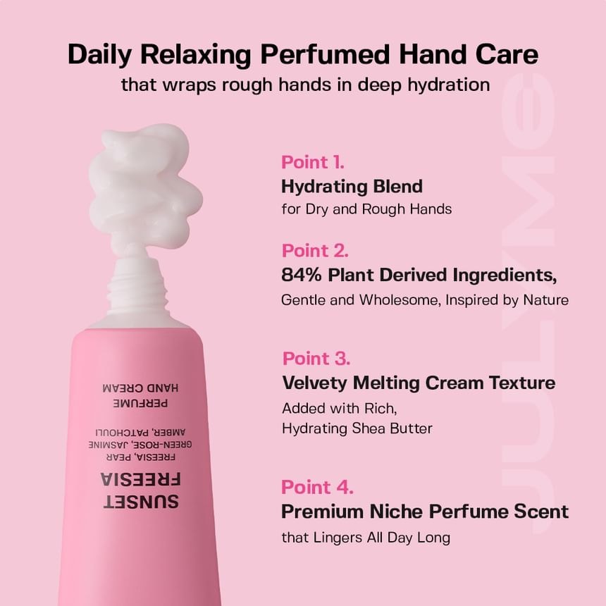 JULYME - Perfume Hand Cream - 4 Types (Urban Rose)