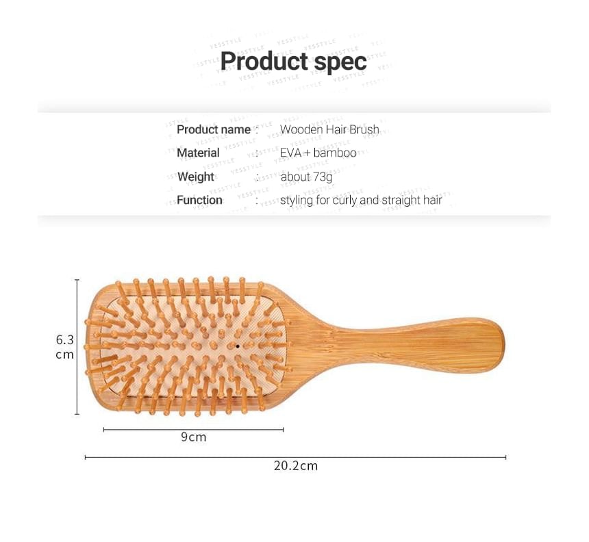 Gizmi - Wooden Hair Brush