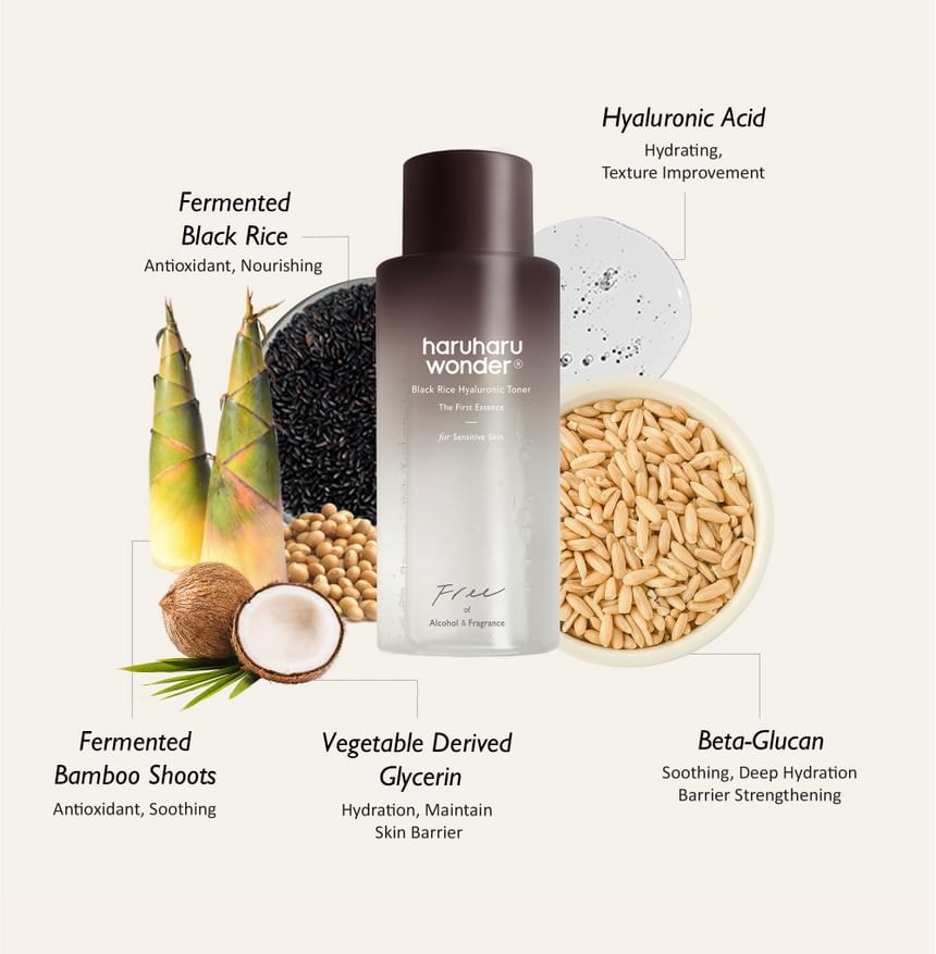 haruharu wonder - Black Rice Hyaluronic Toner Fragrance Free