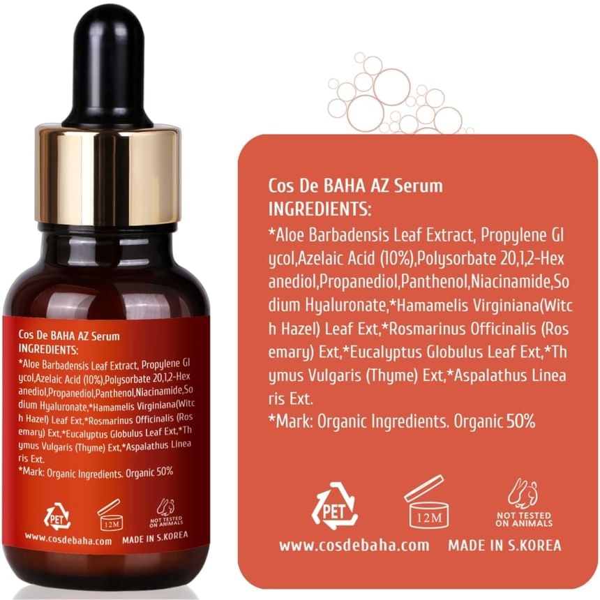Cos De BAHA - AZ Azelaic Acid 10 Serum