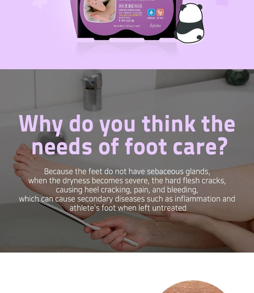 esfolio - 3HA Foot Peeling Mask (20ml x 1 pair)