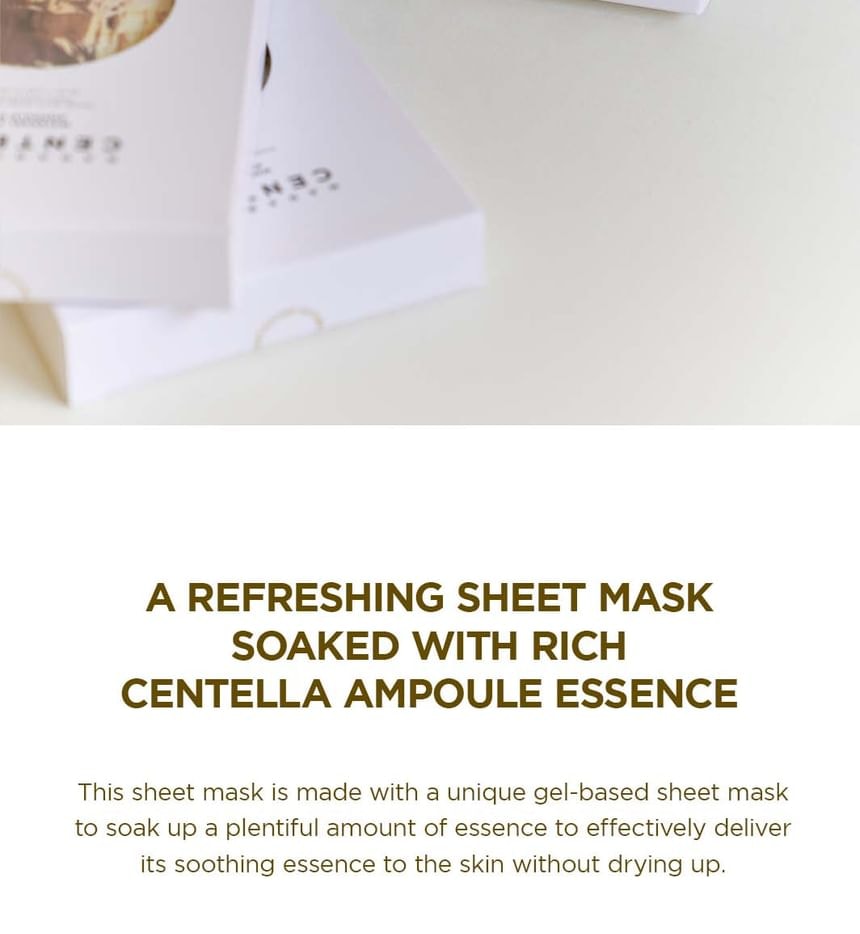 SKIN1004 - Madagascar Centella Watergel Sheet Ampoule Mask