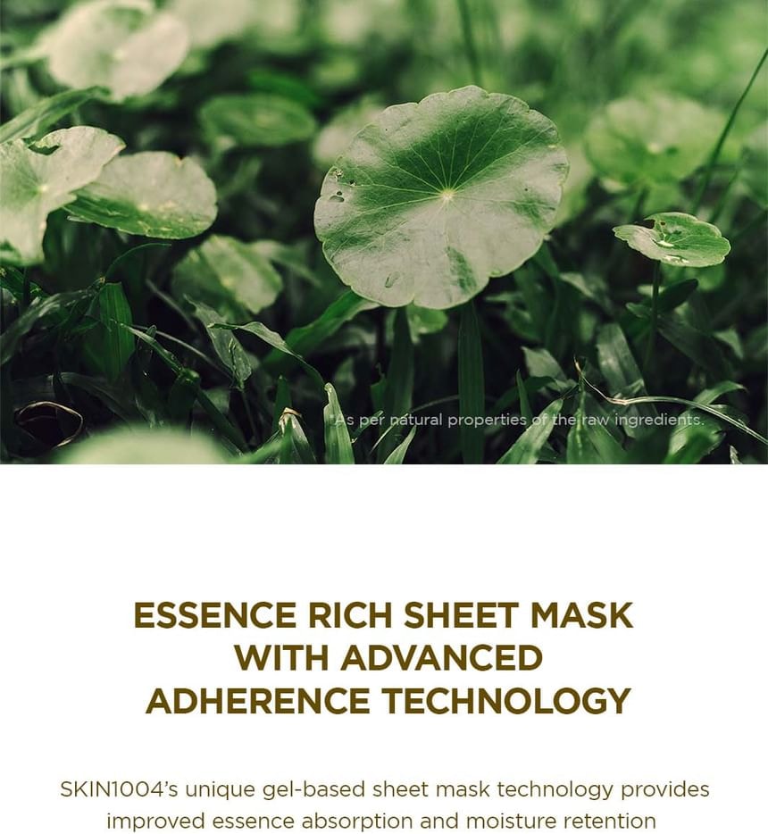 SKIN1004 - Madagascar Centella Watergel Sheet Ampoule Mask