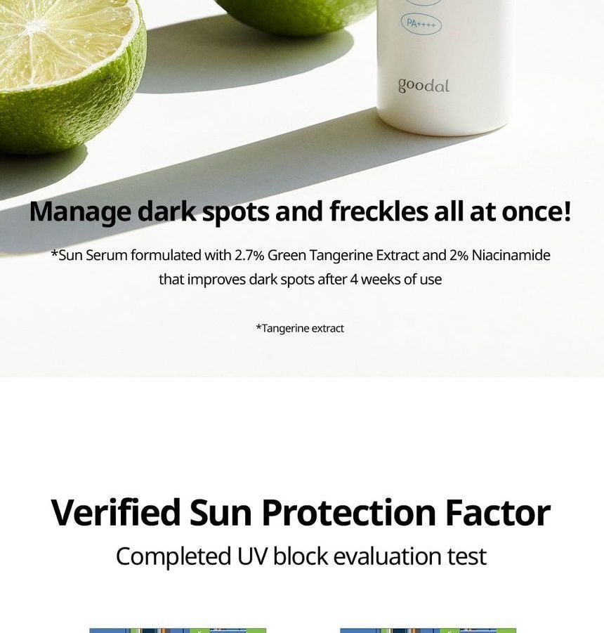 Goodal - Green Tangerine Vita C Dark Spot Care Sun Serum