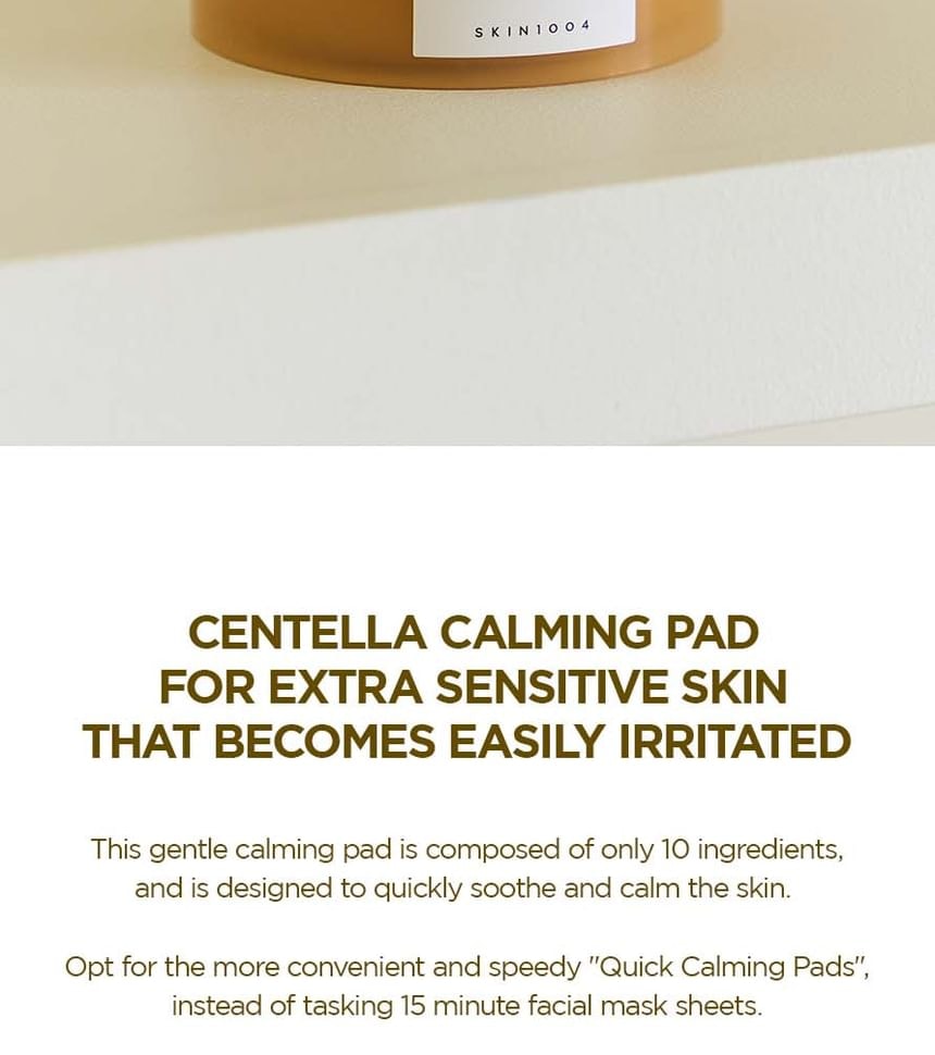 SKIN1004 - Madagascar Centella Quick Calming Pad