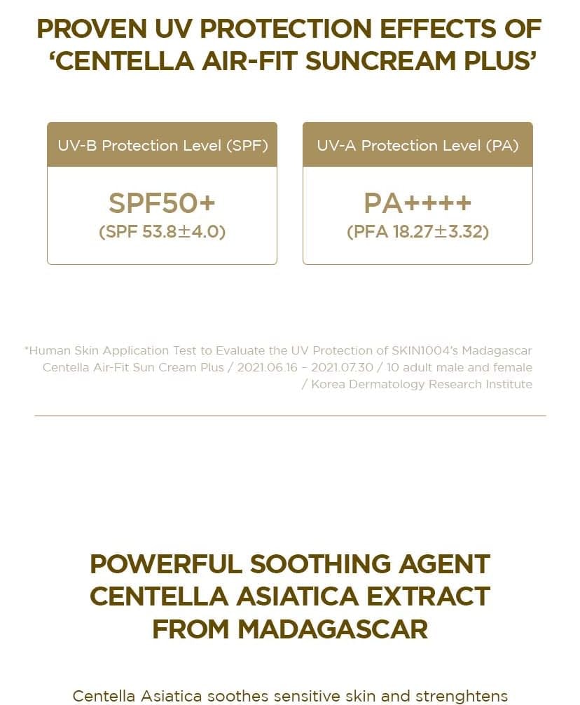 SKIN1004 - Madagascar Centella Air-Fit Suncream Plus