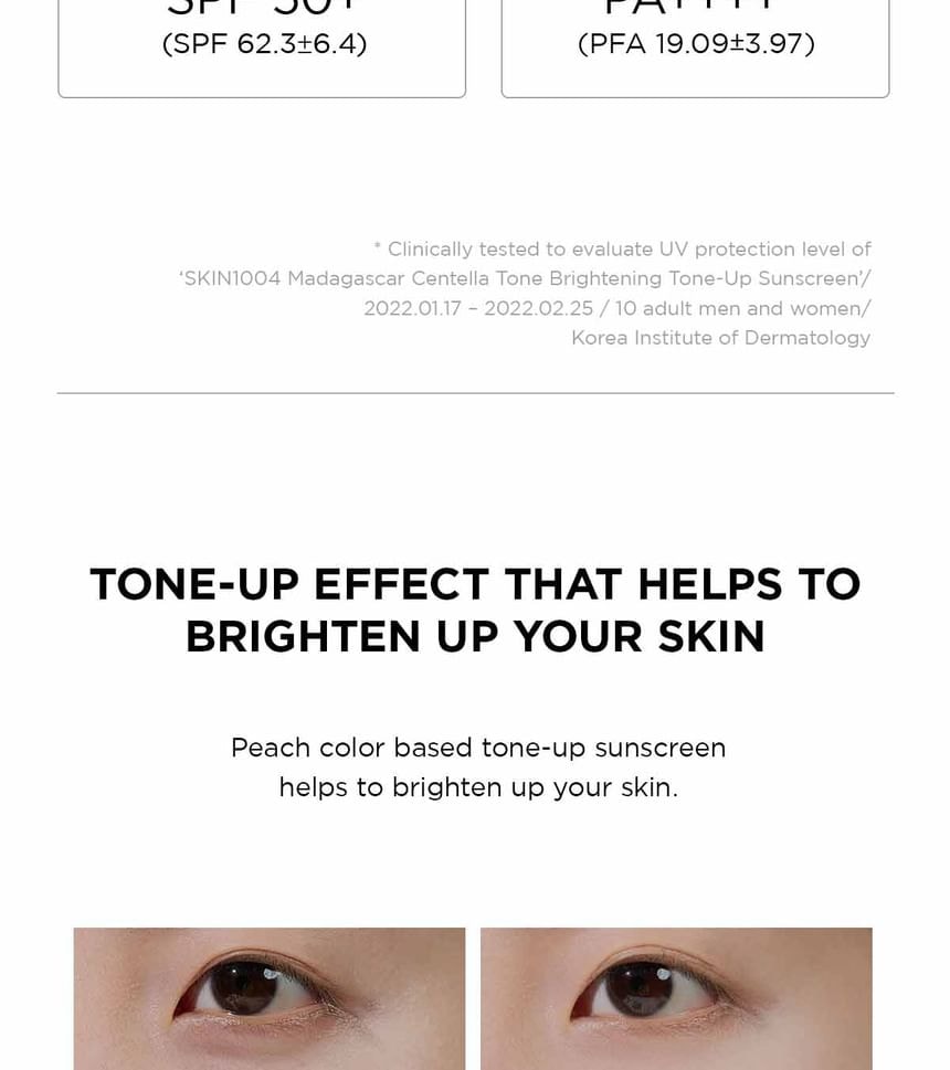 SKIN1004 - Madagascar Centella Tone Brightening Tone Up Sunscreen