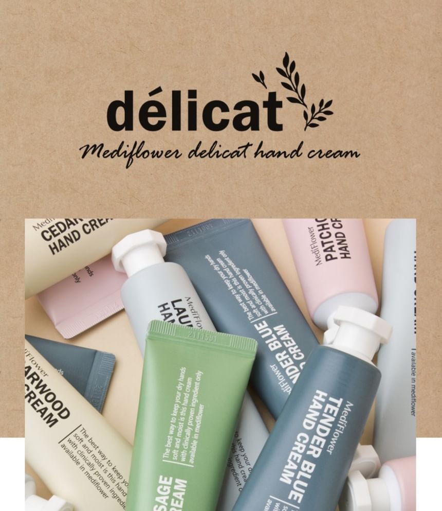 MediFlower - Délicat Hand Cream - 5 Types (Wood Sage)