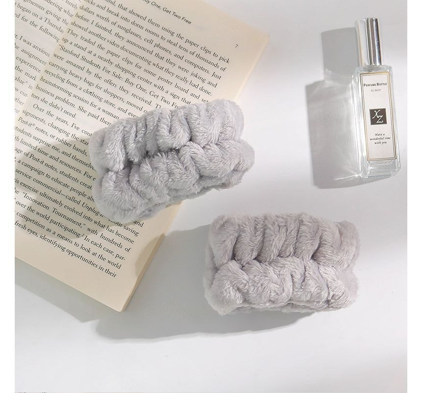 NEJA - Set of 2: Coral Fleece Face Wash Wrist Band
