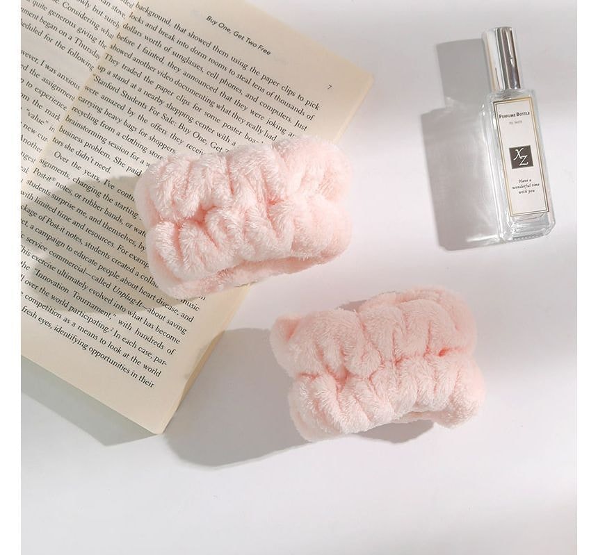 NEJA - Set of 2: Coral Fleece Face Wash Wrist Band