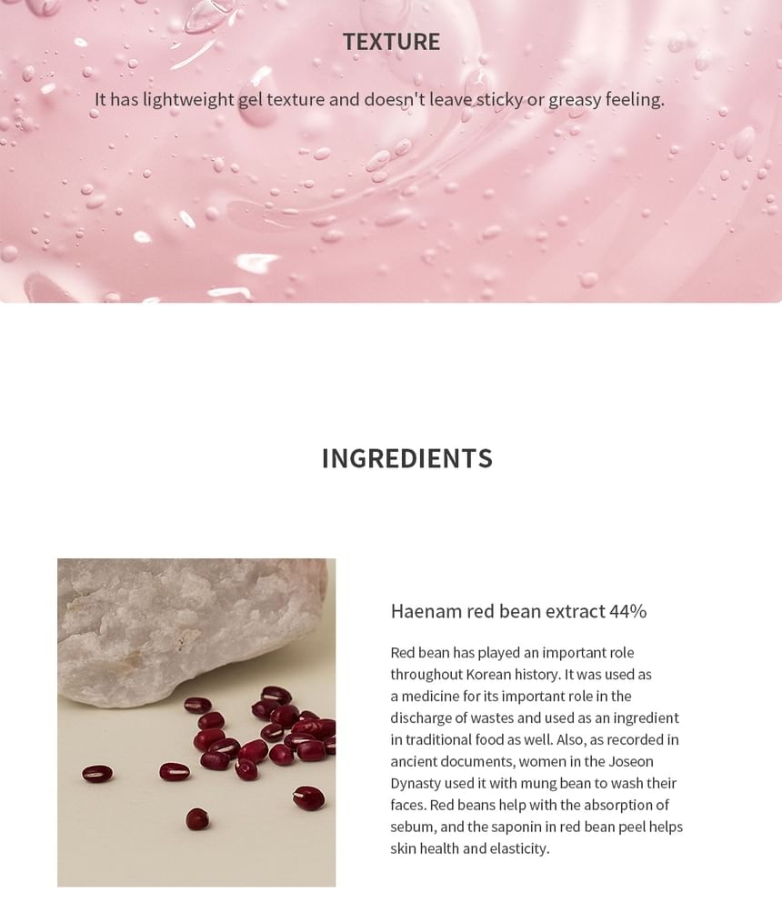 Beauty of Joseon - Red Bean Water Gel