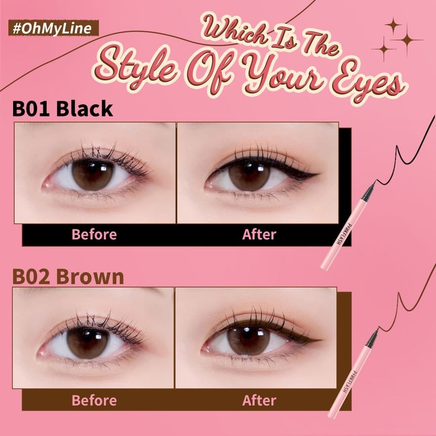 PINKFLASH - Waterproof Easy Eyeliner - 2 Colors
