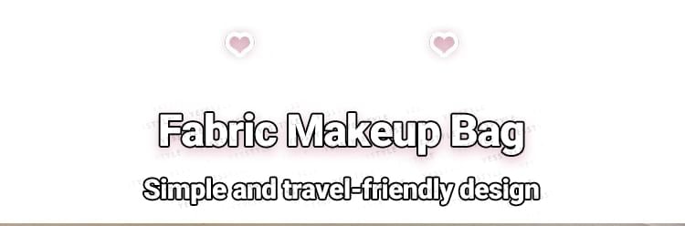 Intimo - Fabric Makeup Bag