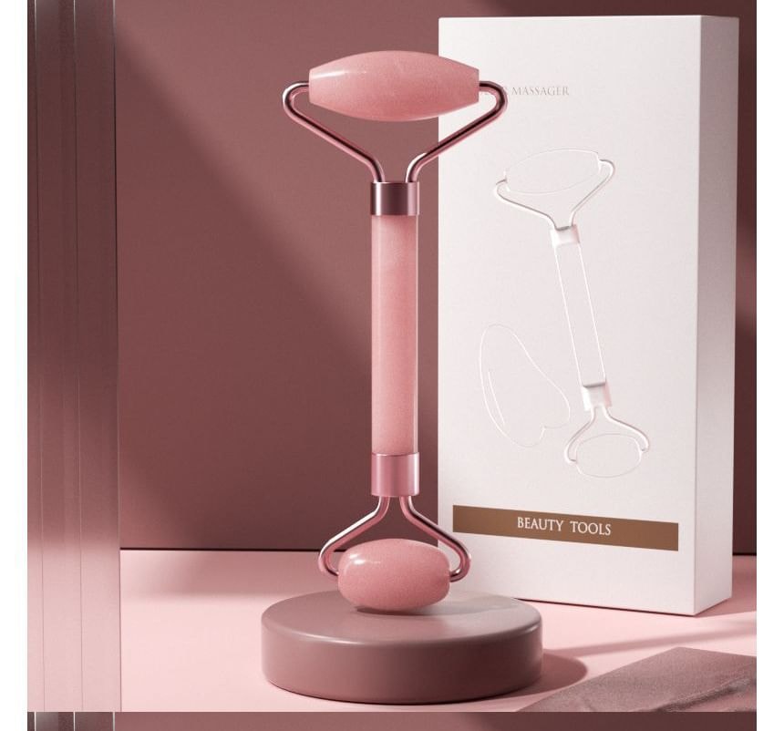 Fondes - Resin Face Massage Roller / Gua Sha Scraper / Set