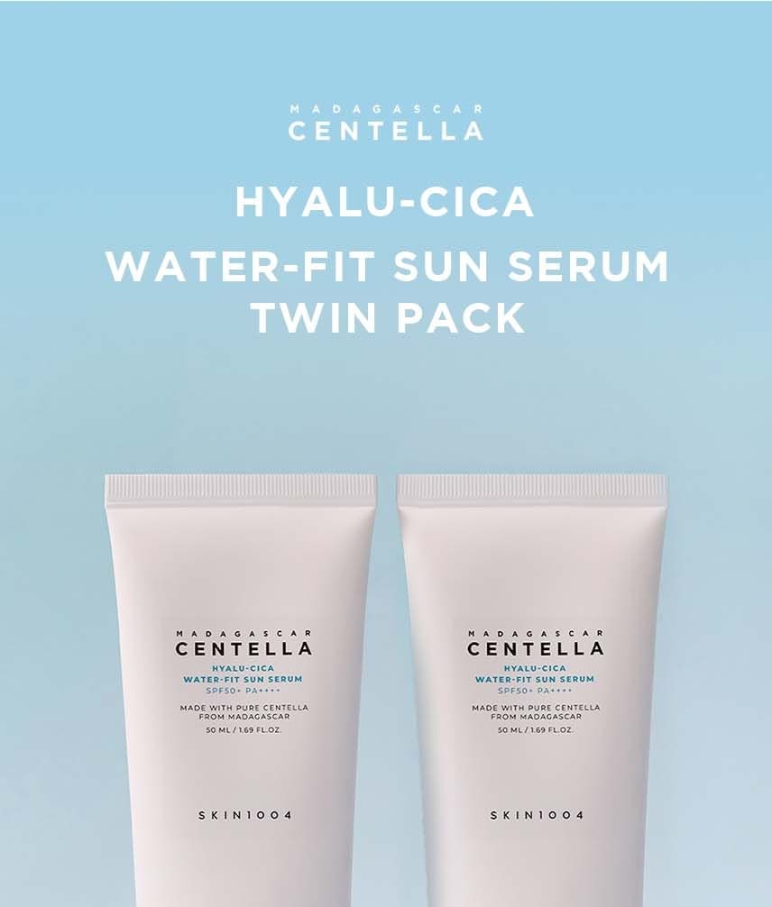 SKIN1004 - Madagascar Centella Hyalu-Cica Water-Fit Sun Serum Twin Pack