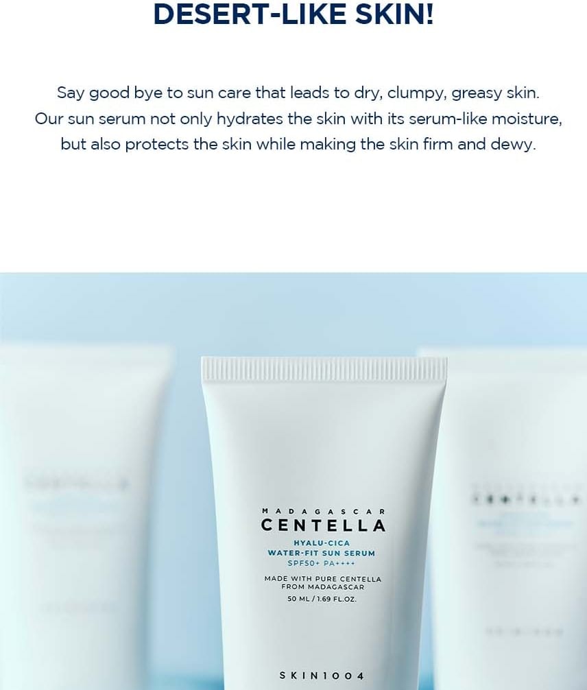 SKIN1004 - Madagascar Centella Hyalu-Cica Water-Fit Sun Serum Twin Pack