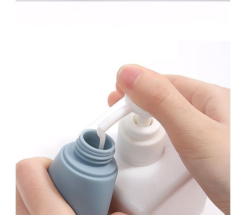 Porcini - Silicone Travel Squeeze Bottle / Label Sticker / Bag / Set