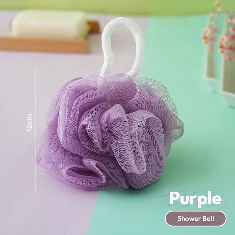 Porcini - Set of 3 - Body Scrub Mitt & Body Scrubber & Shower Ball