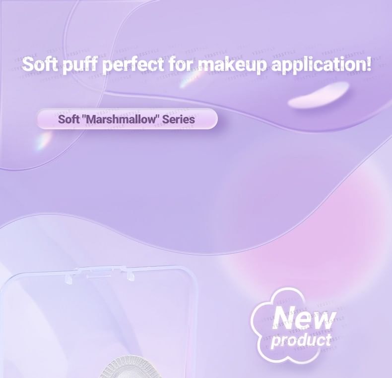 Puremantis - Set of 2: Marshmallow Cushion Puff