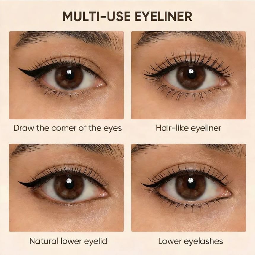 Judydoll - Slim Liquid Eyeliner - 4 Classic Ultra-Fine Colours