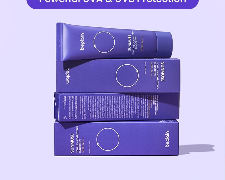 beplain - Sunmuse Tone-Up & Correcting Sunscreen (Renewed - 50ml)