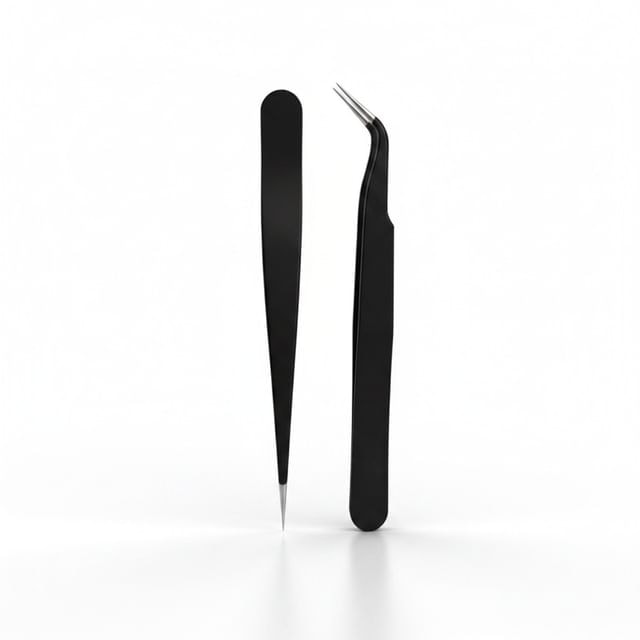 Lashie - Stainless Steel False Eyelashes Tweezers (Various Designs)