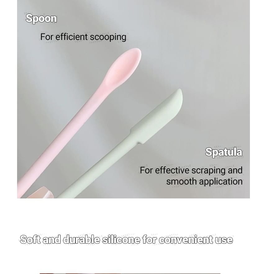 denivyse - Dual Head Silicone Cosmetic Spatula